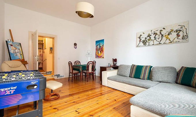 Friedrichshain Apartment | Huge (110sqm), central, child-friendly and new in Ausgehkiez Friedrichshain.