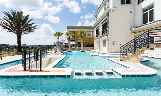 Reunion House | Huge Gulf Course-Front House w/Bowling Alley, Lazy River, Home Theater & More