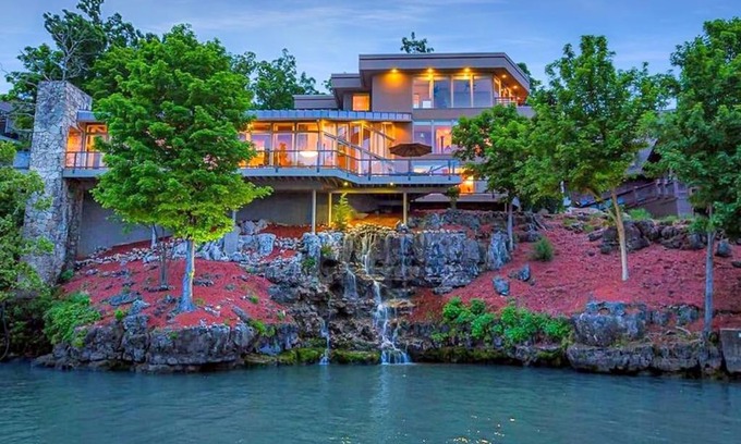Osage Beach House | Iconic Glass Mansion - Huge Views - Best Location
