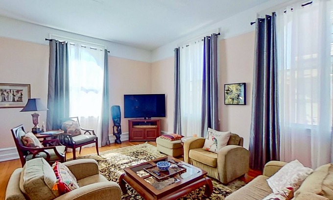 Wilmington Historic District Condo | Iconic river-view condo with AC, W/D, & historic charm - dog-friendly