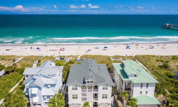 Wrightsville Beach House | Immaculate 4 bedroom/3 bathroom oceanfront Wrightsville property with private be