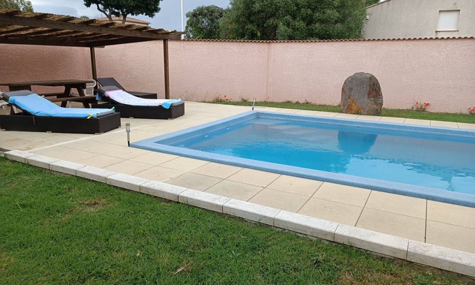 Le Grau-dʼAgde Apartment | Independent F2 on the ground floor of our villa which we live in all year round.
