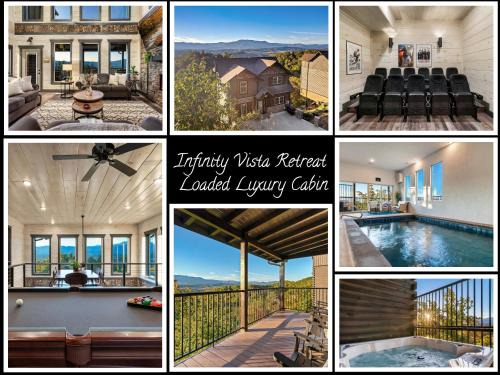 Sevierville House | Infinity Vista Retreat - 5BR, Smoky Mountain Views Pool, HotTub