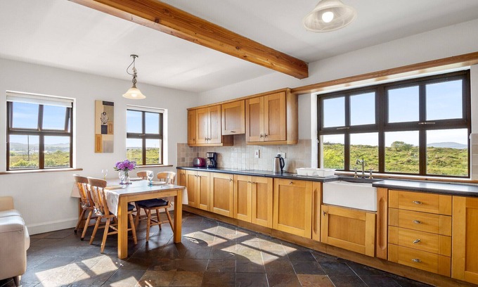 Connemara House | Inishnee Haven with sea and mountain views