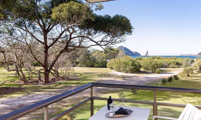 Nelson Bay Apartment | Intrepid, 1/3 Intrepid Close - Amazing views of Shoal Bay, only 100m from the Beach