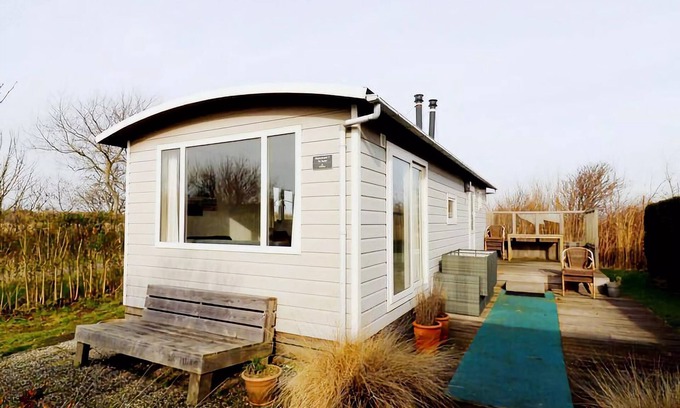 Hollum Ski Chalet | Inviting Dune Chalet in Hollum near Golf Course
