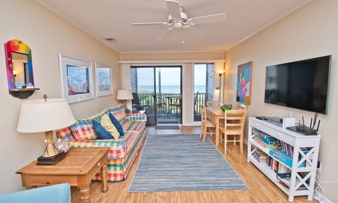 Atlantic Beach Condo | Island Beach Racquet Club 303B, Oceanfront Condo in Atlantic Beach, NC!