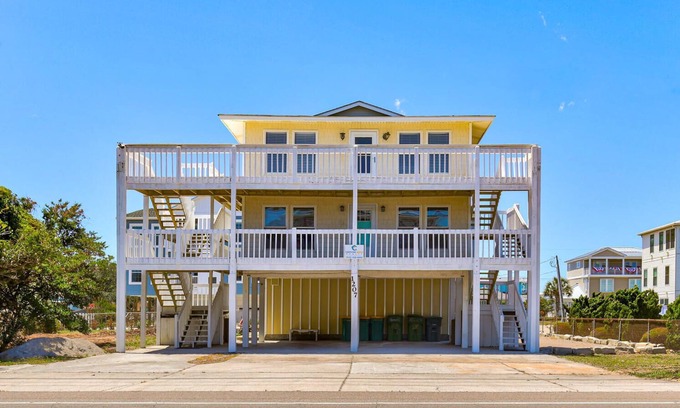 Carolina Beach House | Island Escape - 2 Private levels