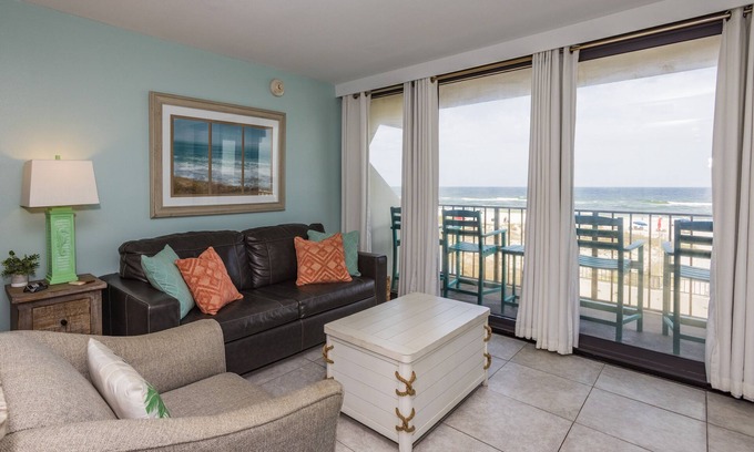 Gulf Shores Condo | Island Winds E 205- Location, Location! Park The Car & Forget It! Clean!