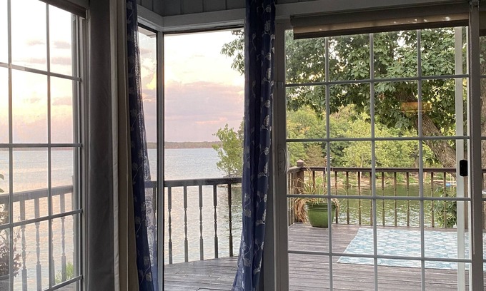 Afton House | It's all about the views, the dock and that location!