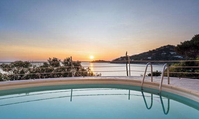 Torre delle Stelle Villa | Villa Ambra Front Sea, Luxury, Private Pool just a Few Steps from the Beach
