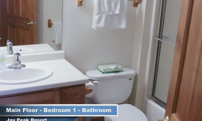 North Troy Condo | Jay Peak Resort 4 Bedroom Ski-in Ski-Out Condo with Lock-Out 2 BR option.