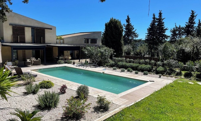 Mougins Villa | JdV Holidays Villa Basilic, large pool, A/C and short walk to charming old town