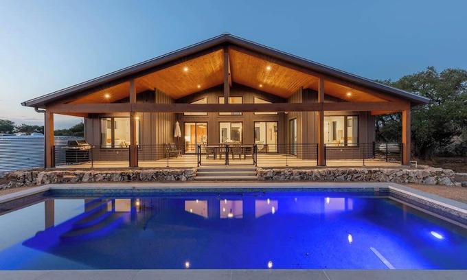 Johnson City House | Johnson City Limits Panoramic Hill Country Views!