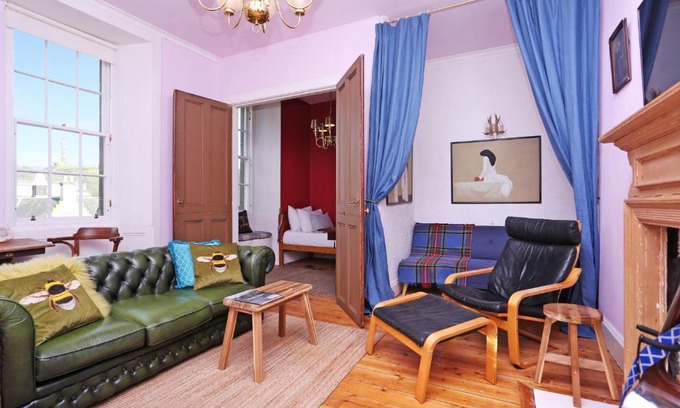 Old Town Apartment | JOIVY Iconic Colorful Home on the Royal Mile