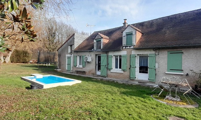 Lye Ski Chalet | Jolie Maison 7 pers-piscine-clim-Beauval 10 min