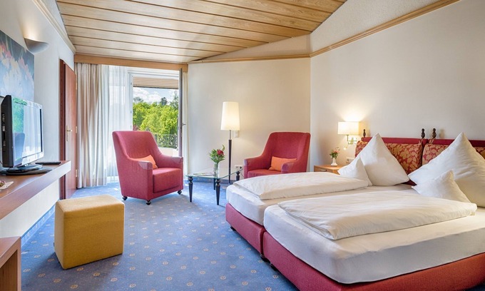 Schluchsee Apartment | Junior suite with shower/WC and balcony