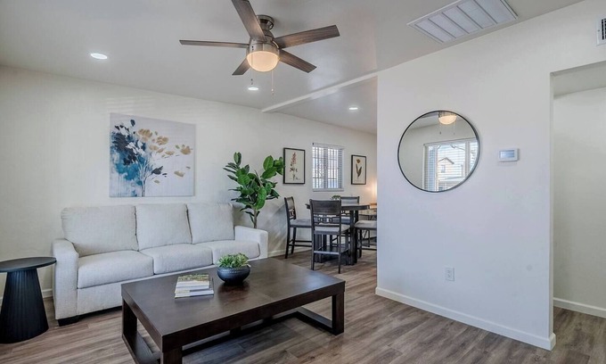 Tucson Apartment | Just down the street from the University of Arizona this 1 bedroom 1 bathroom is fully remodeled with your own dedicated electric vehicle charger .