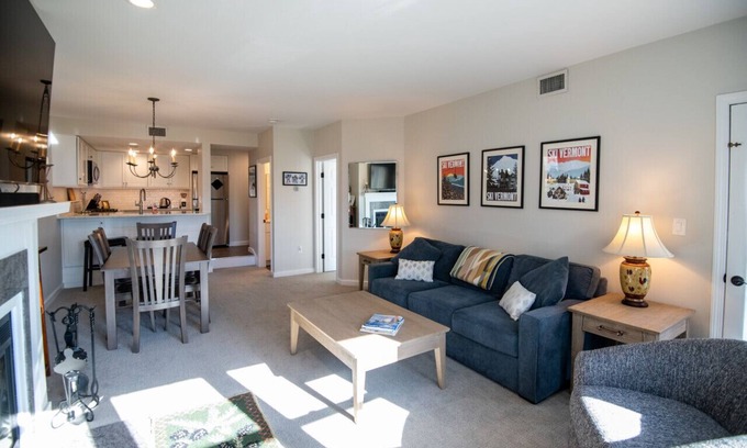 Ludlow House | Just steps to the trail, best location in Winterplace ski community