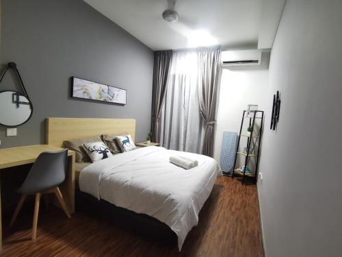 Penampang Apartment | K AVENUE B09 STUDIO king BED