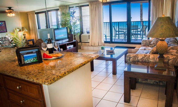 Honokowai Condo | Kaleialoha 308, Direct Oceanfront, AC, Turtles, Summer Sale-Save up to 30% Off!