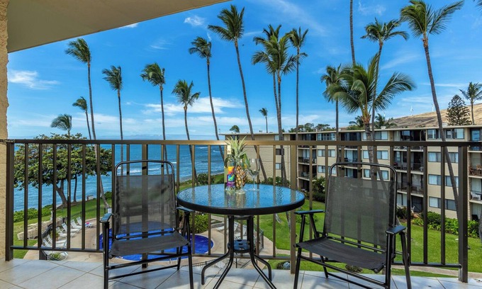 Maalaea Condo | Kanai A Nalu Unit 414 Oceanfront Ocean view