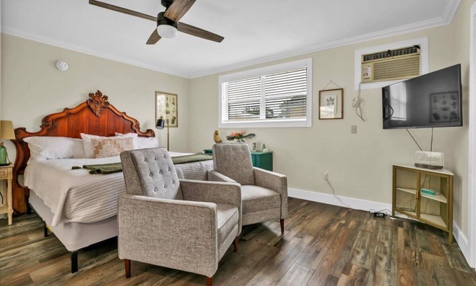 Safety Harbor Hotel | King Studio Fast Wi-Fi & Laundry in DT