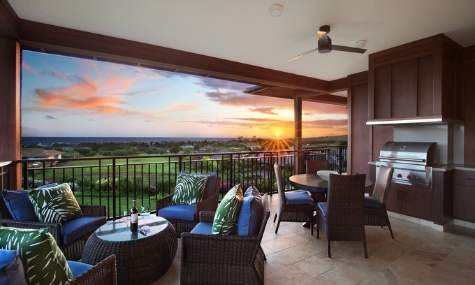 Poipu Condo | Kukui'ula Villa 8: Oceanview Condo w/AC/Private Lanai, Walk to Shops/Restaurants