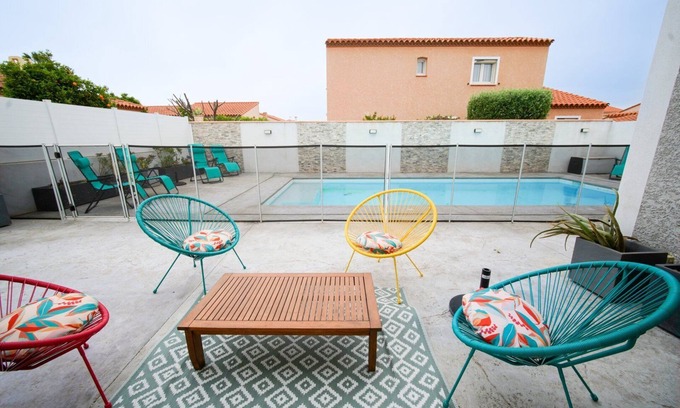 Saint-Laurent-de-la-Salanque Villa | L'onde calme, Charming villa with pool