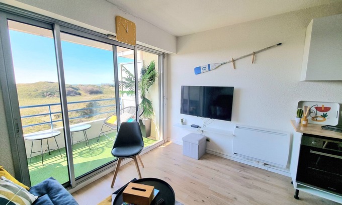 Saint-Jean-de-Monts Apartment | La Caïpi des Dunes-T2 near beach golf & thalasso