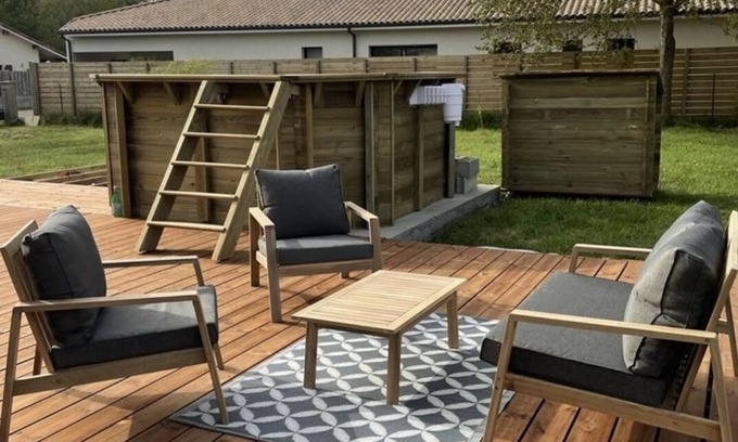 Aureilhan House | La Cabane de Sofi ~ Villa Cosy Avec Piscine Proche lac 8 Personnes