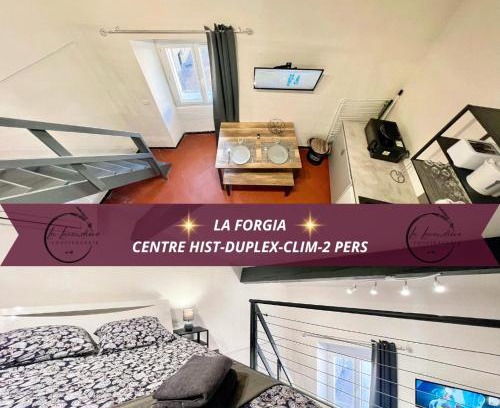 Istres Apartment | La Forgia - Centre Historique, Duplex, Clim, 2 personnes