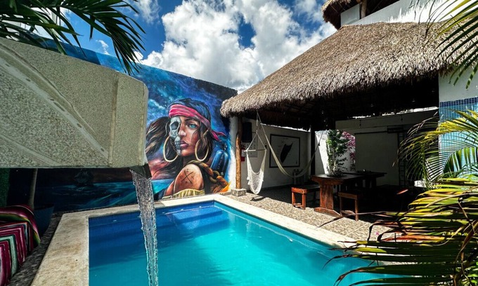 Colonia Adolfo Lopez Mateos Hotel | La Perle Noire | WK - Terasse et Piscine
