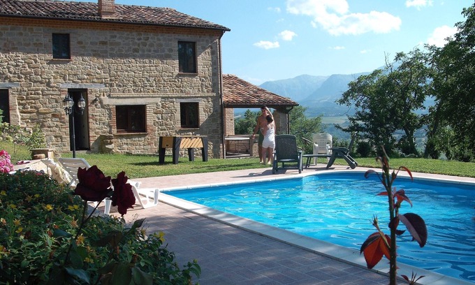 San Girolamo Villa | La pieve country house, villa, pool, relax, dreams house, sibillini, playground