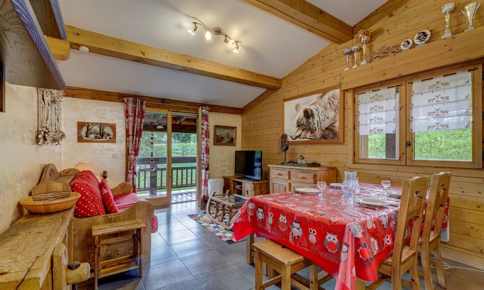 Praz-sur-Arly Apartment | La Tanière du Grizzly - en plein coeur de Praz-sur-Arly