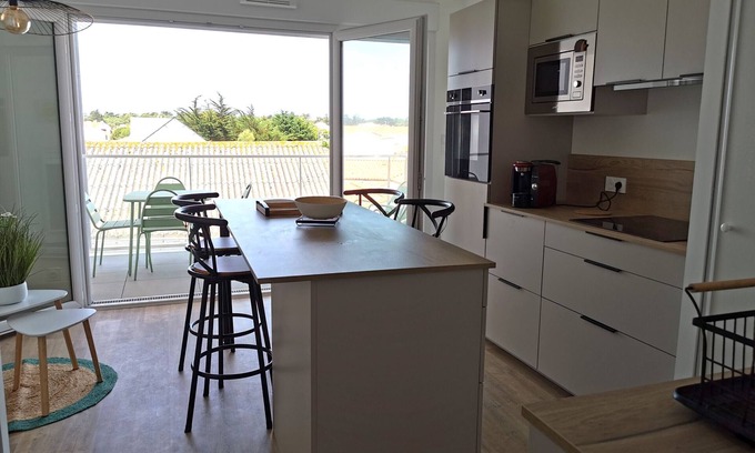 Notre-Dame-de-Monts Apartment | La Terrasse du Sloï - Proche plage