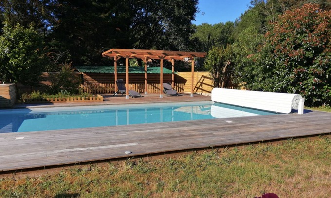 Vielle-Saint-Girons Villa | Lac à Pieds-proche Océan- Avec Piscine et Tennis Privés-