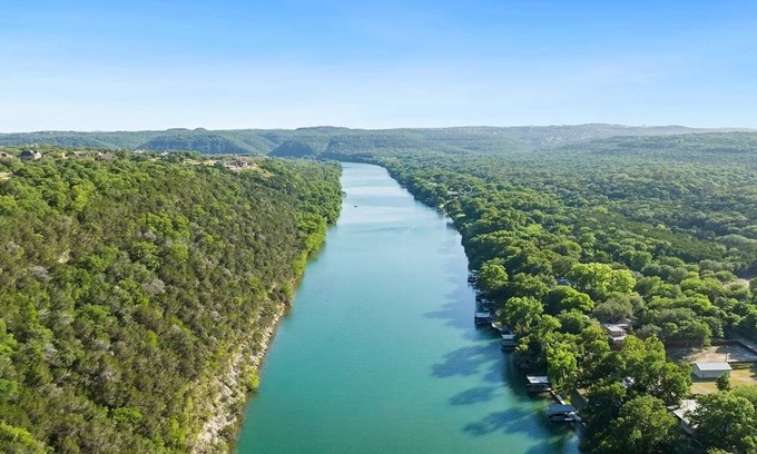 Austin House | Lake Austin Modern Luxury 200 Feet of Private Lakefront with 2 Docks