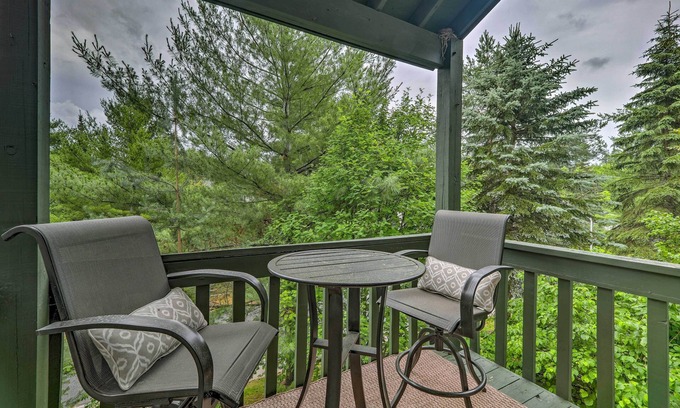 Lake Placid House | Lake Placid Gem w/Patio & Views < 1 Mi to Beach!