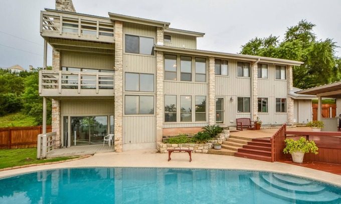Travis Landing House | Lake Travis Oasis, Pool, Hot Tub, Lake Views, Near Marinas & Austin!