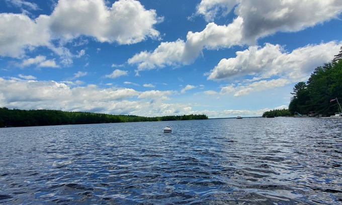 Sebago House | Lake View Cottage: Water access to Sebago Lake; Cozy winter escape