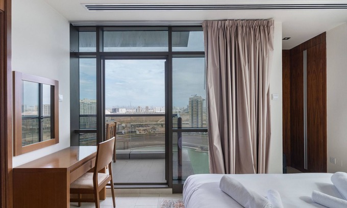 Dubai Sports City Apartment | Lake View One Bedroom at Spirit Tower, Sports City