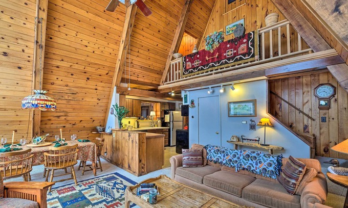 Bolton Landing Cabin | Lakefront Bolton ‘Alderbrook Chalet’ w/ Fire Pit!
