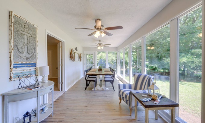 Eatonton House | Lakefront Eatonton Escape w/ Dock & Fire Pit!