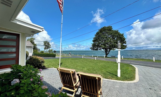 Lakeside House | Lakefront Home with Super Views. Steps Outside of Lakeside.