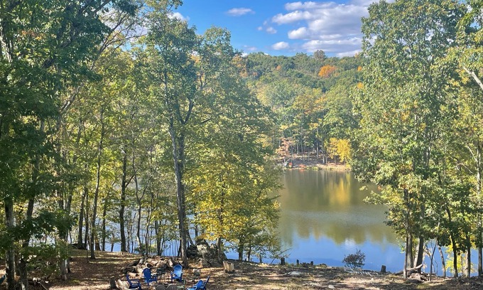 East Stroudsburg House | Lakefront house, hot tub/sauna, two playrooms, and two living rooms XL dining.