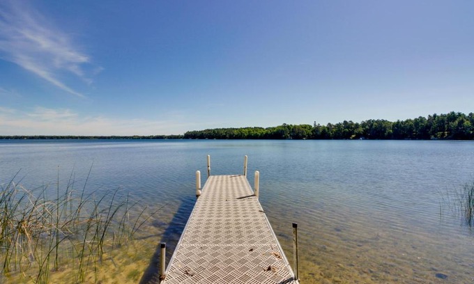 Emily House | Lakefront Minnesota Escape with Fire Pit and Boat Dock