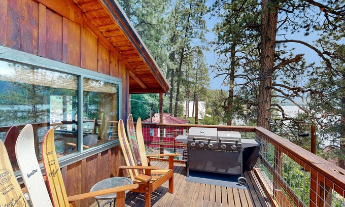 Bayfield House | Lakefront, neighboring cabins w/beautiful views, deck with views
