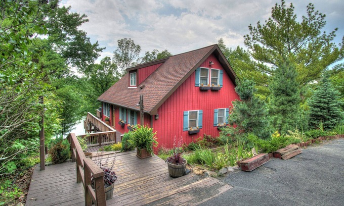 Athens Ski Chalet | Lakefront on the quiet side of main lake!