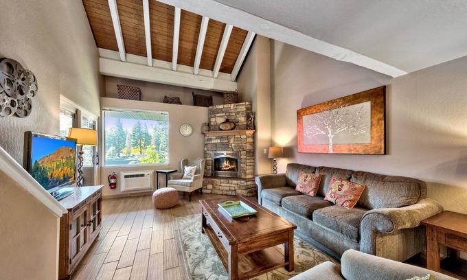 South Lake Tahoe Condo | Lakeland Village #310 1 BR + Loft, 1.5 Bath, 2 Kings, Perfect for 2 Couples